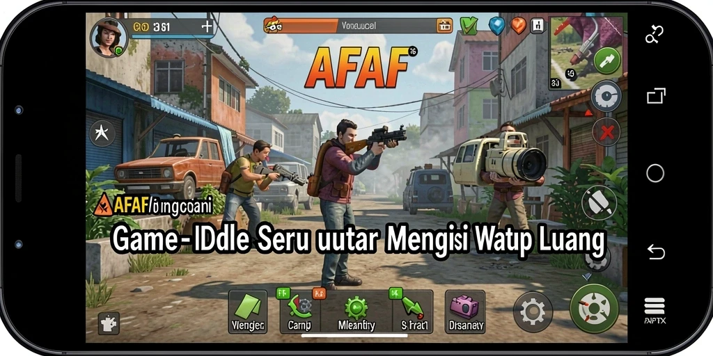 Tampilan gameplay AFAF yang menawan dan menenangkan.