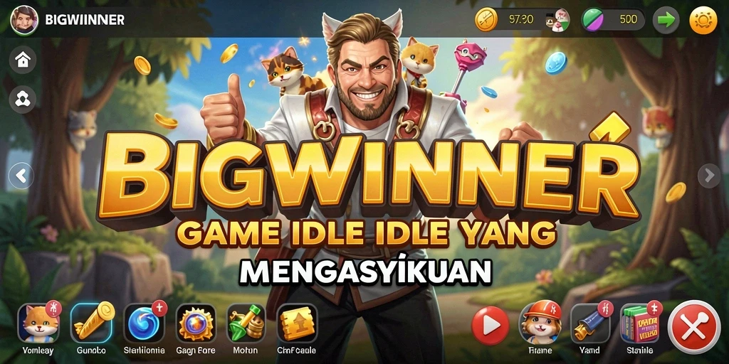 Tampilan menarik dari gameplay BIGWINNER yang membuatnya semakin seru.