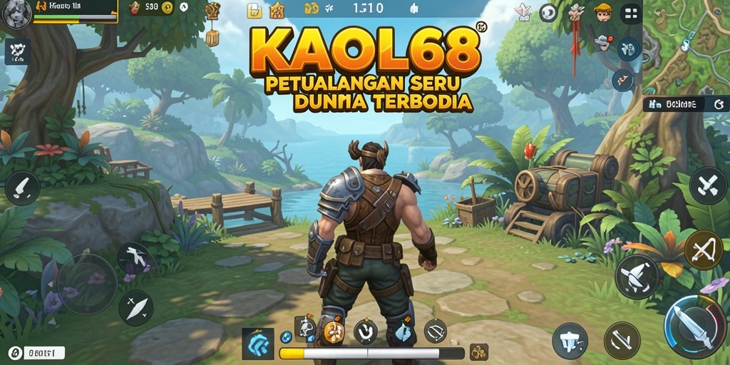 Gambaran momen seru dalam gameplay KAOL68 di dunia terbuka.