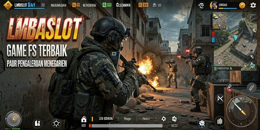 Tampilan dinamis dan intens dari gameplay LMBASLOT.