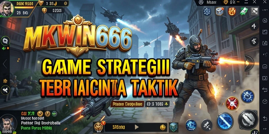 Tampilan gameplay MKWIN666 yang menonjolkan berbagai elemen strategi.
