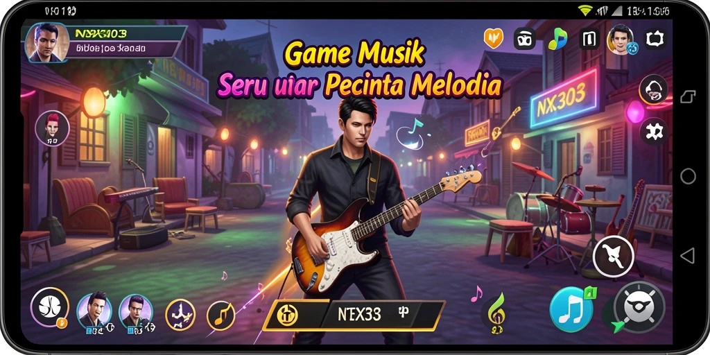 Gameplay seru di NX303 dengan berbagai lagu yang dapat dimainkan.