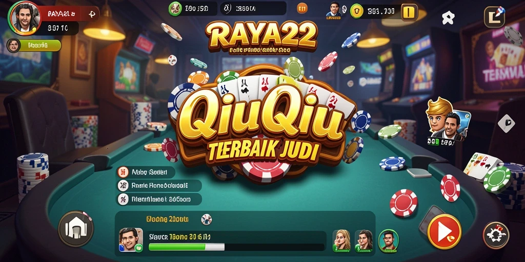 Screenshot RAYA22 menunjukkan keseruan gameplay QiuQiu.