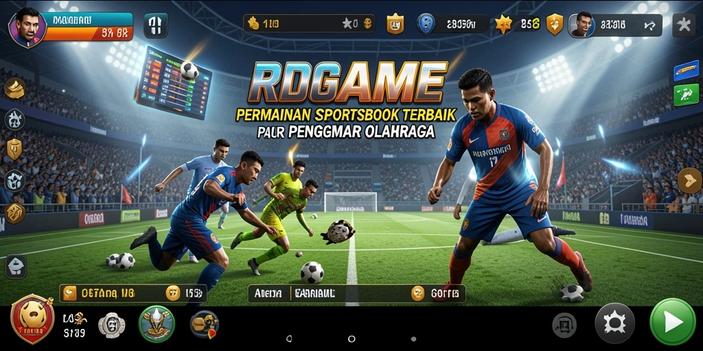Tampilan gameplay RPGAME yang mendebarkan dalam taruhan olahraga.