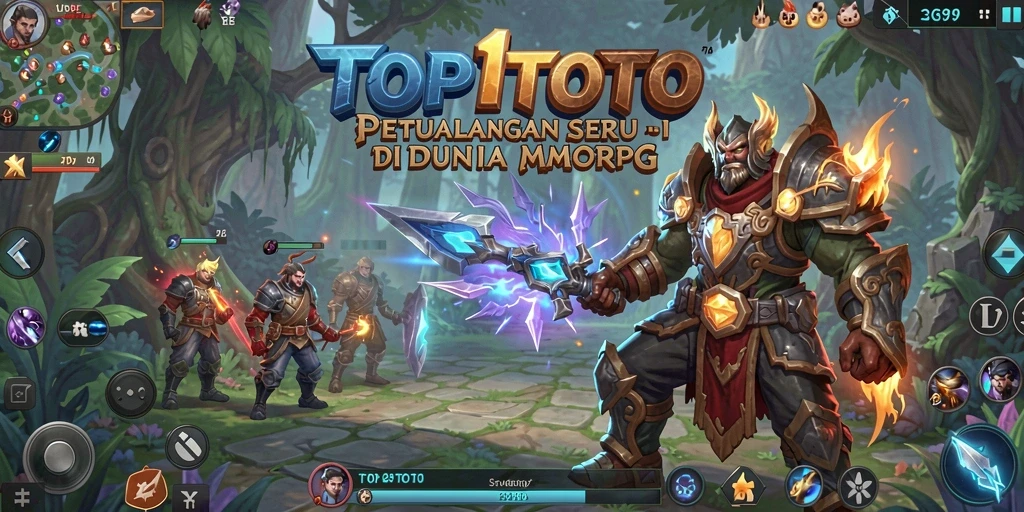 Tampilan menakjubkan dari gameplay MMORPG TOP1TOTO.